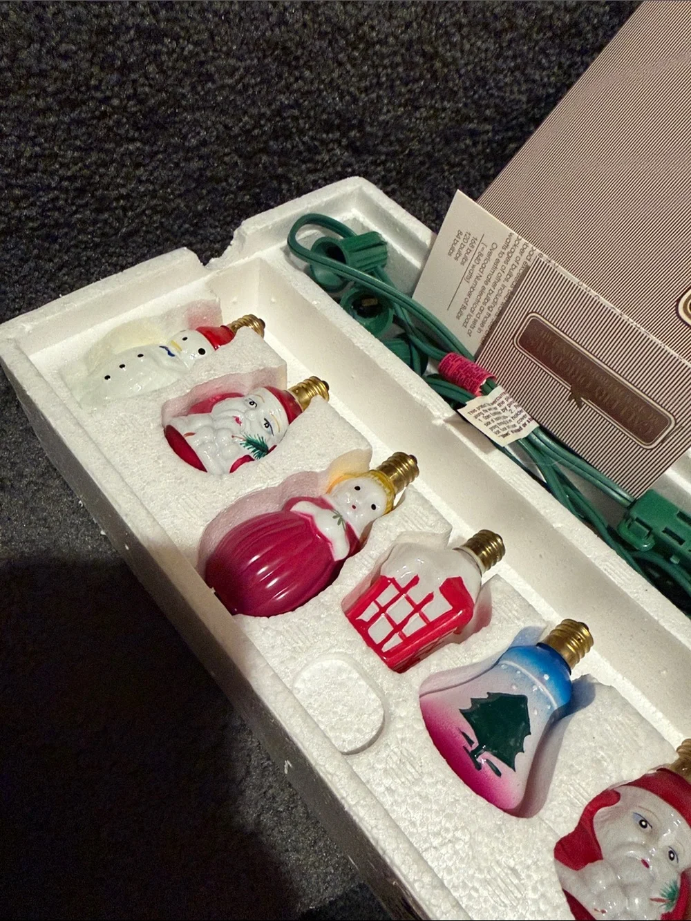1984 Avon Victorian Style Christmas Lights Henry Ford Museum Glass Gallery